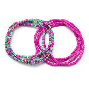 Waist beads, bracelet, anklet, necklace